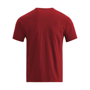 Men's Light Blue T-<b>Shirt</b> With Flag Print Short Sleeve O-Neck Casual Jersey Cotton Regular Fit - Product Image 6
