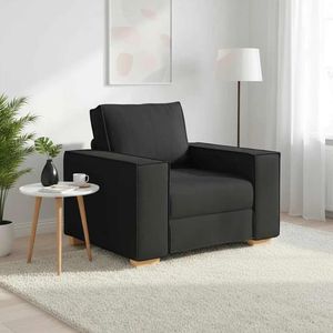 Canapé de salon en tissu noir 39,4"x30,7"x33,1" - Product Image 1