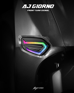 ไฟเลี้ยวหน้ามอเตอร์ไซค์ AJ LIGHT DESIGN Giorno อัพเกรดไฟเลี้ยว LED RGB 2 เลนส์ สำหรับติดตั้งเพิ่มเติม - Product Image 5