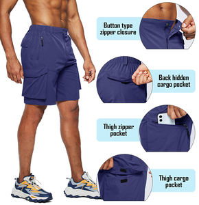 กางเกงขาสั้นลำลองผู้ชาย ผ้าเจอร์ซีย์เนื้อนุ่ม ระบายอากาศ แห้งเร็ว ราคาส่งถูก  สั่งซื้อจำนวนมาก ชุดลำลองใส่บ้าน - Product Image 4