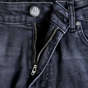 Jeans droits unis pour hommes, style décontracté, coupe confortable, style urbain, vente en gros, fabricant - Product Image 5