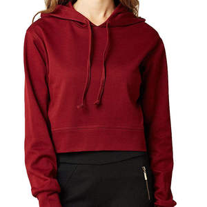 Sweat à capuche zippé en molleton 100 % coton imprimé pour femme, à manches longues, col montant, pour l'hiver, avec impression numérique - Product Image 2