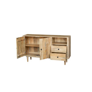 Aparador de Estilo Moderno Indio, Mueble de Comedor de Madera Maciza de Mango para Almacenamiento en el Hogar, Mueble para TV, Uso en Oficina y Sala de Estar - Product Image 4