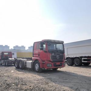 Tractor diésel industrial de servicio pesado 6x4, cabezal motriz para operaciones de transporte por carretera, logística y construcción, con volante a la izquierda. - Product Image 6