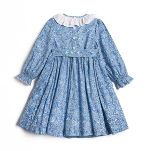Ready to Ship Wholesale Kids Dress Frocks Hand Smocked Children Clothing Smock Toddler Girls Clothes Baby Girl Dresses - Product Image 6