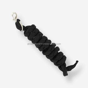 High Quality Cotton Lead Ropes Hitching Ropes for Horses Strong Poly Soft Heavy Duty Alloy <b>Snap</b> <b>Hook</b> - Product Image 6