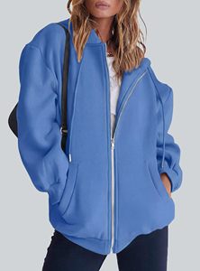 Wholesale Unisex Zipper Embroidered Custom Logo Oversized Fleece Eco-Friendly Casual Streetwear <b>Hoodie</b> <b>Soft</b> Warm Comfortable - Product Image 3