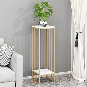 Supports à fleurs en métal plaqué or, écologiques, durables, design minimaliste moderne, présentoir à plantes d'intérieur, étagères circulaires pour la maison - Product Image 6