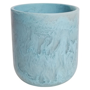 Jarrón de Resina Aqua de Primera Calidad, Estilo Art Deco, Artesanía Ecológica, Impermeable, para Decoración de Mesa de Boda, Personalizable, Moderno, Hecho a Mano - Product Image 5