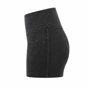 Pantalones Cortos de Verano para Mujer, Transpirables, de Lona, con Estampado de Leopardo, Informales, con Bolsillos, de Cintura Baja, con Cordón, Ideales para Actividades al Aire Libre - Product Image 2