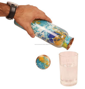 Vaisselle en cuivre vintage 3D émaillée personnalisée, 15 oz, écologique et jetable - Product Image 3