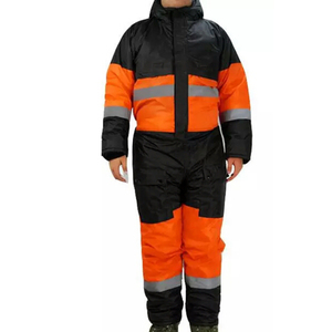 Overol de Invierno de Alta Visibilidad con Aislamiento, Reflectante, con Capucha, Impermeable, Acolchado, para Trabajo, Venta al Por Mayor - Product Image 1
