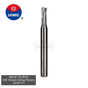 StM.SC.3P-09-Thread mill-3/16W,7/32W,1/4W,5/16W,3/8W,7/1W6,1/2W,9/16W,5/8W,3/4W,7/8W-W Filettes droites - Carbure monobloc - Product Image 1
