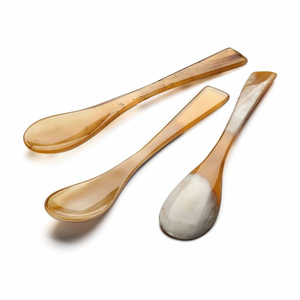 Cuillères artisanales en corne de buffle d'Inde, design moderne, petits ustensiles pour le thé, le café, la cuisine et la vente en gros – Le choix privilégié - Product Image 3