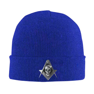 Gorro de Punto Personalizado con Logotipo Masónico, Gorro Holgado para Hombre y Mujer, Gorro de Invierno para Esquí con Diseño Masónico - Product Image 4