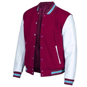 เสื้อแจ็คเก็ตฟลีซแบบ Varsity Coat สำหรับผู้ค้าส่งและร้านค้าปลีกในหมวดกีฬา รับผลิตแบบ Private Label สำหรับการสั่งซื้อจำนวนมาก - Product Image 4