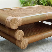 Table en bambou 100% naturel, qualité supérieure, mobilier convertible pour la maison, vente importante, appartement, supermarché