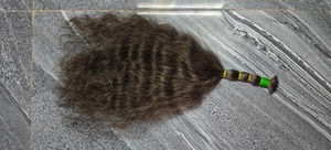 Extensiones de Cabello Humano Virgen Remy del Sur de la India, Doble Trama a Máquina, Liso/Ondulado/Rizado, OEM SV3 SV301, a Granel 100g, Todo Tipo - Product Image 2