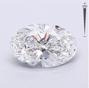 Diamante Cultivado en Laboratorio con Certificación IGI, Corte Oval Brillante de 4.06 CT, Color D, Claridad IF, CVD LG 778649083, ROYAL GEMS, Super Joyería - Product Image 1