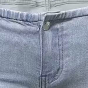 Pantalones Cortos de Mezclilla de Alta Calidad, Pantalones Casuales de Cintura Alta, Jeans Azules, Cintura Elástica, Secado Rápido, 180g, Digitales - Product Image 6