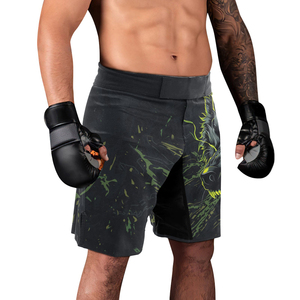 กางเกง MMA โพลีเอสเตอร์ยืดหยุ่น ดีไซน์ใหม่ล่าสุด สำหรับมวยไทย UFC ฝึกซ้อม มวยสากล กีฬาต่อสู้ บริการ OEM ODM - Product Image 5
