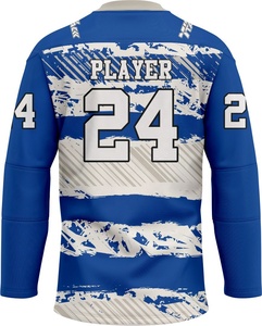 Conception personnalisée de haute qualité Maillot de hockey sur glace respirant à manches longues par sublimation Uniformes de hockey sur glace unisexes pour adultes les mieux notés - Product Image 2
