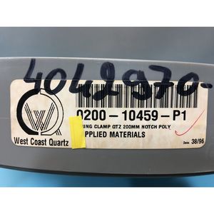 AMAT 0200-10459-P1 ANILLO DE SIRENITAS DE CUARZO DE 200 MM CON MANDO DE SIRENITAS - Equipo y piezas de semiconductores de confianza de la marca global legada - Product Image 2