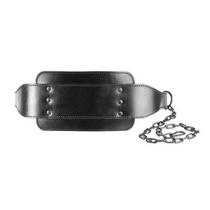 New Product Cow Hide Dip <b>Belt</b> for Powerlifting and Fitness Gym Training Buckle and Chain Leather Weight Lifting <b>Belt</b> - Product Image 4
