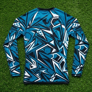 Camiseta de Compresión para Hombre, Manga Larga, Estilo Bape, Camiseta Deportiva para Hombre, Camiseta Geométrica para Entrenamiento, Fitness y Deportes - Product Image 5