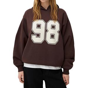 Sudaderas con Capucha Transpirables para Mujer, Hombros Caídos, Logotipo Personalizado, MOQ Bajo, Ropa Casual para Diseño de Moda Diaria, Sudaderas Unisex - Product Image 1