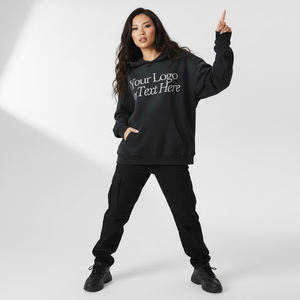 Sudadera con Capucha Extra Grande de Primera Calidad, con Logotipo Personalizado Serigrafiado, 100% Algodón, Estilo Urbano, Unisex, Sudadera Moderna y Resistente - Product Image 3