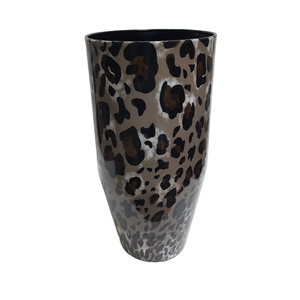 Nouvel Arrivage : Lot de 4 Grandes Jardinières Rondes Classiques en Émail, Pots et Vases à Fleurs Faits Main pour la Décoration Maison & Jardin - Product Image 2