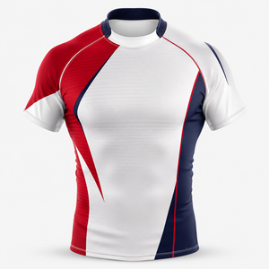 Tenues de cyclisme à séchage rapide avec sublimation, nouveau maillot de rugby en coton respirant, best-seller 2026, personnalisable pour équipes - Product Image 3