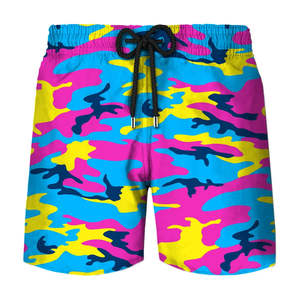 Shorts de Baño para Hombre 2024, Diseño Sólido con Impresión Digital Personalizada, Alta Calidad, Secado Rápido, Transpirables, para Playa y Fitness - Product Image 2