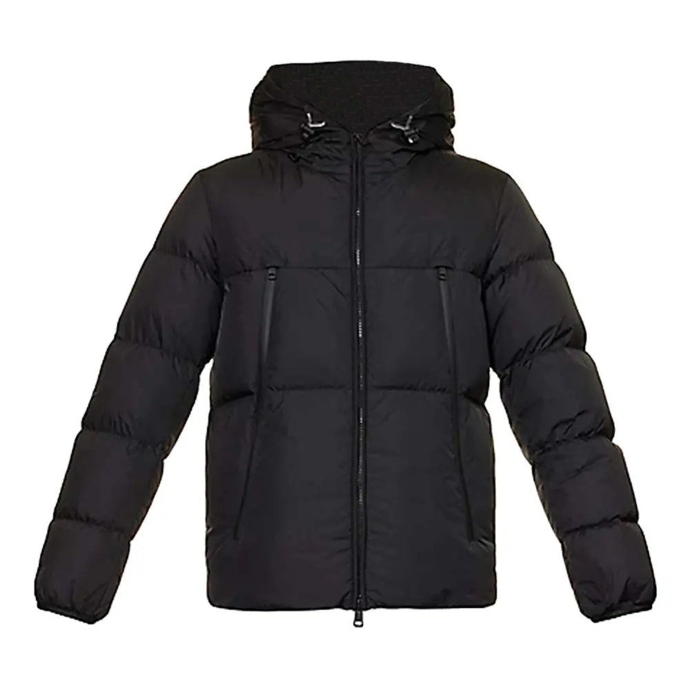 Winter Down Coat Hoodie puffer Men Clothing Jacket Streetwear man puffer jacket Men's winter cloths windbreaker black
