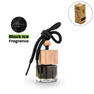 Difusor de Aroma para Coche Colgante de Estilo Moderno con Tapa de Bambú para Fragancia Duradera - Product Image 1