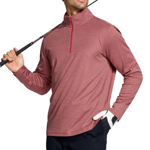Sudadera de golf para hombre con cremallera de 1/4, cuello simulado, a rayas, de secado rápido, para rendimiento deportivo, capa intermedia, 2026 - Product Image 5