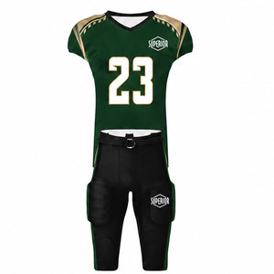 Conjunto de Ropa Deportiva de Fútbol Americano Personalizado con Material de Poliéster Premium, Tecnología de Impresión Avanzada y Oportunidad de Marca de Equipo - Product Image 1