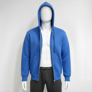 เสื้อฮู้ดดี้ผู้ชายผ้าฝ้ายแท้ 100% บริการ OEM ผลิตตามสั่ง ระบายอากาศได้ดี ไซส์ใหญ่พิเศษ เสื้อฮู้ดดี้ผ้าฟลีซสำหรับฤดูหนาว มีจำหน่าย - Product Image 3