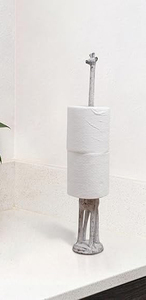 Soporte de Papel Higiénico y Toallas de Papel de Hierro Fundido con Acabado en Latón Antiguo y Portarrollos de Papel Higiénico de Hierro Fundido - Product Image 6
