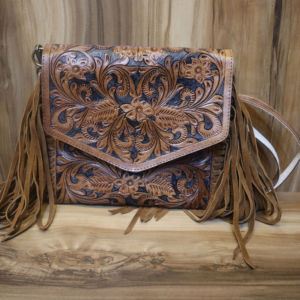 Sac à bandoulière pour femme en cuir de vachette style bohème vintage, fait main, avec fermeture éclair, sculpté à la main, style féminin, vente chaude - Product Image 1