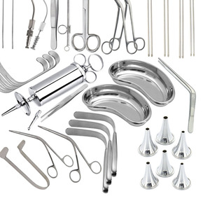 Ensemble d'instruments chirurgicaux ORL en acier inoxydable de haute qualité, 39 pièces, pour l'examen du visage, de la gorge et du cou, et la chirurgie intermédiaire manuelle - Product Image 5