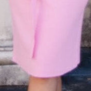 Vestido Rosa con Mangas de Capa para Mujer, Diseño Elegante con Hombros Caídos, Atuendo Casual y Elegante para Fiesta, Moda Femenina, Boutique para Damas - Product Image 3