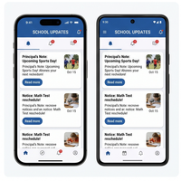 Aplicación RoyalCraft para Padres y Profesores, Mensajes de Progreso del Estudiante, Asistencia, Actualizaciones Escolares, Versión Empresarial, en Stock