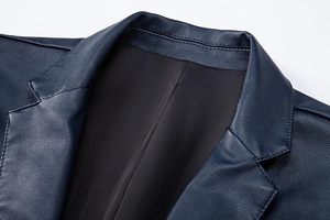 Veste en cuir véritable pour hommes, de marque, en gros, fabriquée professionnellement, dernière collection pour hommes - Product Image 4