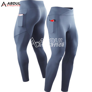 Leggings de compression en tissu extensible haute performance, idéaux pour la salle de sport, la course à pied, le yoga, l'entraînement et les activités quotidiennes. - Product Image 6