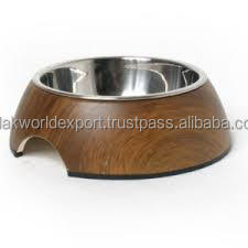 Cuenco para perros de madera Natural de Color único de alta calidad, técnica pulida de Falak World Export para servir comida para perros - Product Image 6