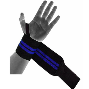 Correas de Levantamiento de Pesas Acolchadas y Flexibles de Algodón con Logotipo Personalizado Anax Sport Unisex, Vendas Elásticas para Muñecas, Vendas de Boxeo de PU para Fitness - Product Image 1