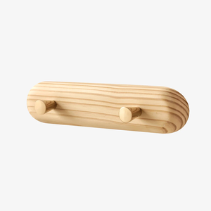 Gancho de Madera Decorativo para Pared, Ganchos para Barandilla, Artesanía, Gancho de Madera Natural Ecológico Más Vendido para Colgar Ropa en la Pared - Product Image 1