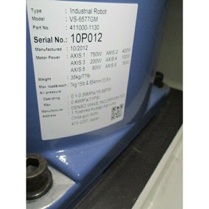 Brazo Robótico de 6 Ejes Denso VS-6577GM con 410200-0530 - Equipo y Piezas de Semiconductores de Confianza de Marca Global - Product Image 5